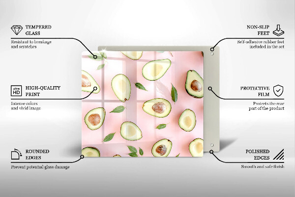 Deska kuchenna Wzór awokado
