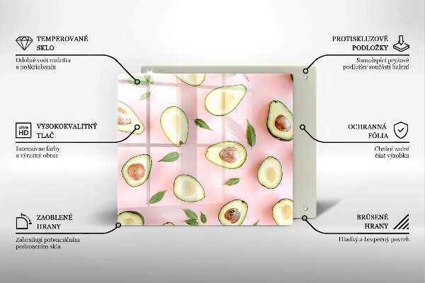 Deska kuchenna Wzór awokado