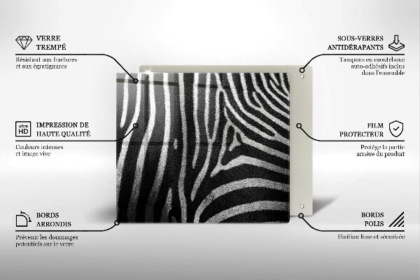 Deska kuchenna Paski zebra
