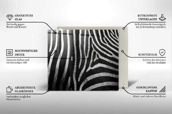 Deska kuchenna Paski zebra