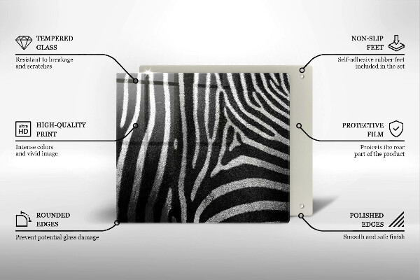 Deska kuchenna Paski zebra
