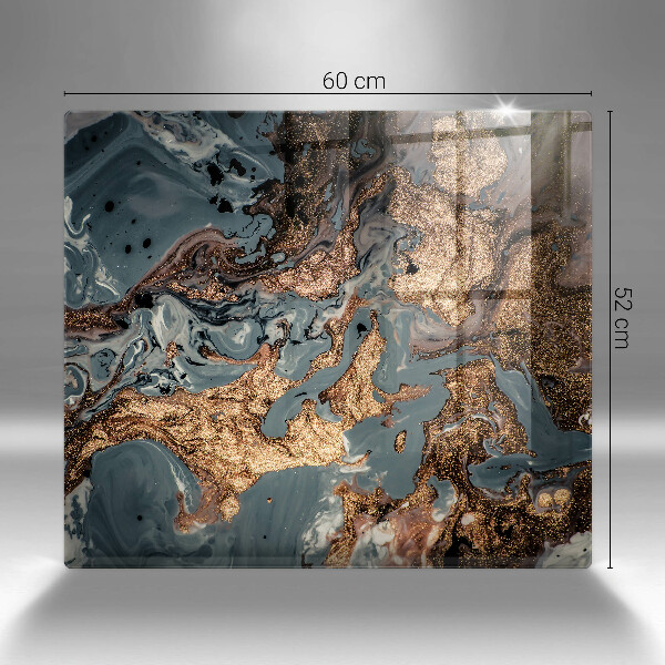 Deska kuchenna Złota struktura skały