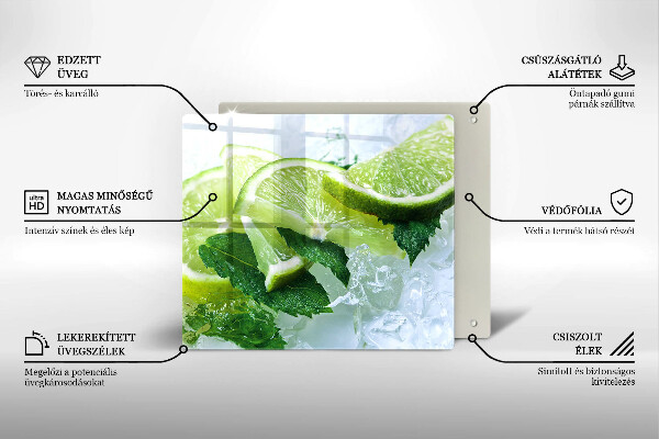 Deska kuchenna Limonka mięta i lód