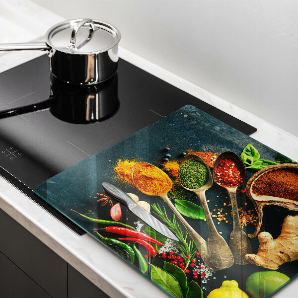 Deska kuchenna Kuchenne przyprawy łyżki