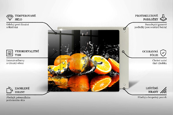 Deska kuchenna Soczyste owoce pomarańcze