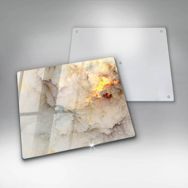 Deska kuchenna Tekstura marmur ze złotem