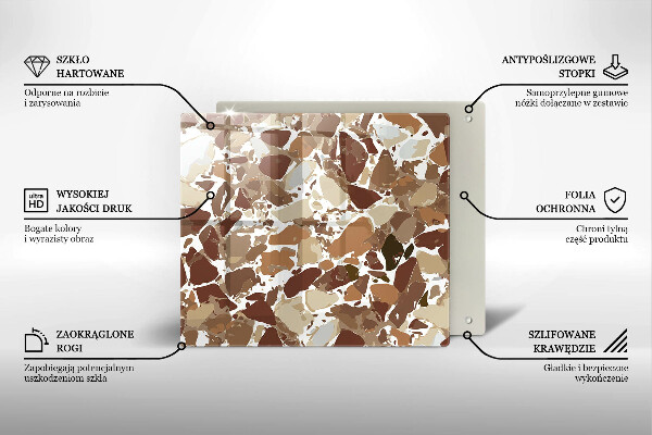 Deska do krojenia Kamień ozdobne plamy