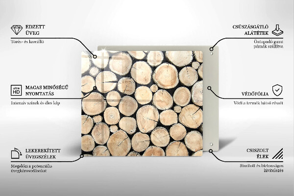 Deska kuchenna Drewno pnie drzew