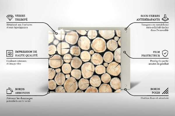 Deska kuchenna Drewno pnie drzew