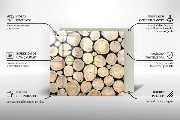 Deska kuchenna Drewno pnie drzew