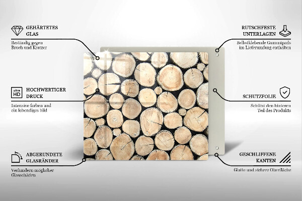 Deska kuchenna Drewno pnie drzew