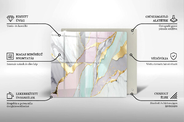 Deska kuchenna Pastelowy marmur