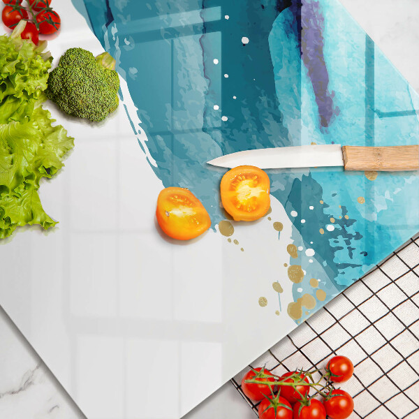 Deska kuchenna Niebieskie plamy