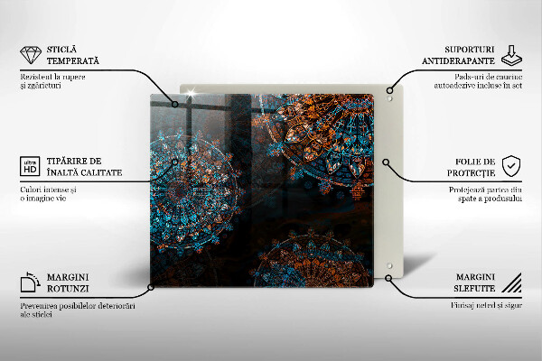 Deska kuchenna Boho vintage koła