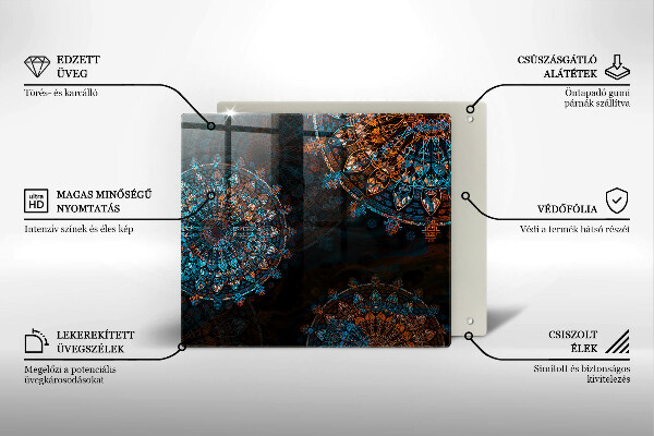 Deska kuchenna Boho vintage koła