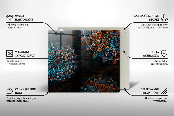 Deska kuchenna Boho vintage koła