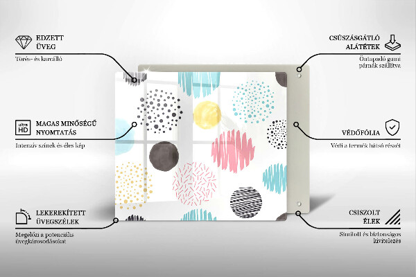 Deska kuchenna Malowane kształty