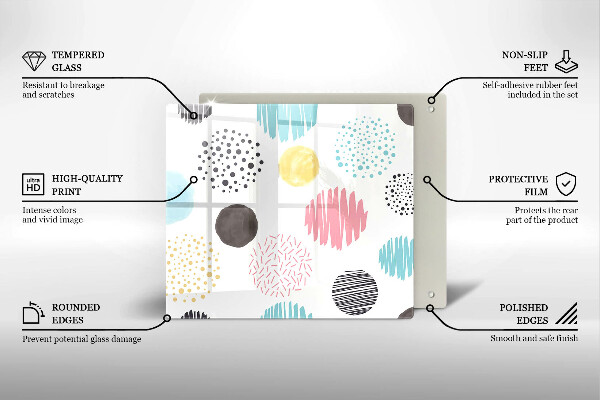 Deska kuchenna Malowane kształty