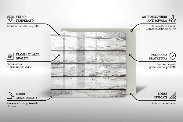 Deska kuchenna Jasne drewniane deski