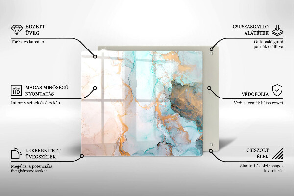 Deska kuchenna Abstrakcja marmur