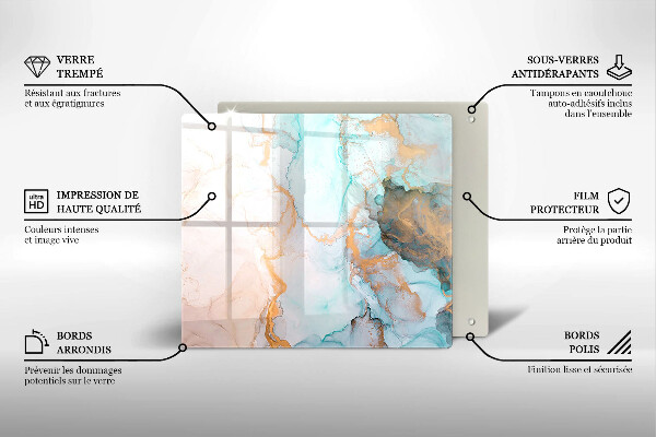 Deska kuchenna Abstrakcja marmur