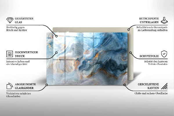 Deska do kuchni Tekstura marmuru