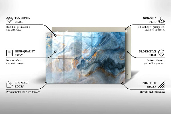 Deska do kuchni Tekstura marmuru