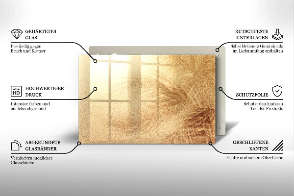 Deska do kuchni Plaża piasek wakacje