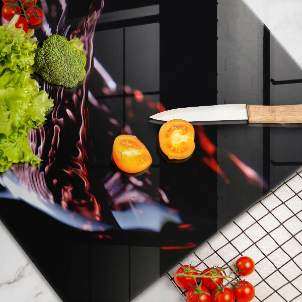 Deska do kuchni Kieliszek czerwonego wina