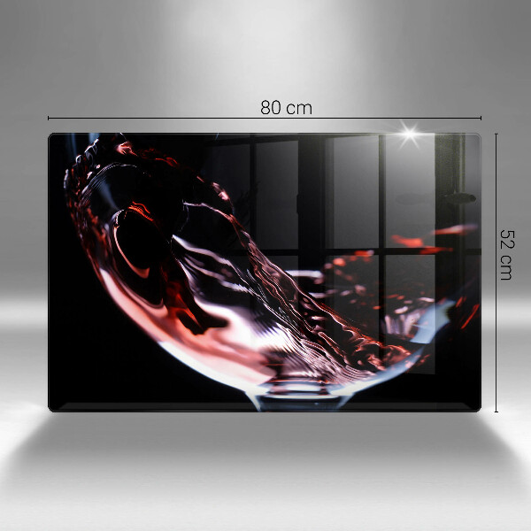 Deska do kuchni Kieliszek czerwonego wina