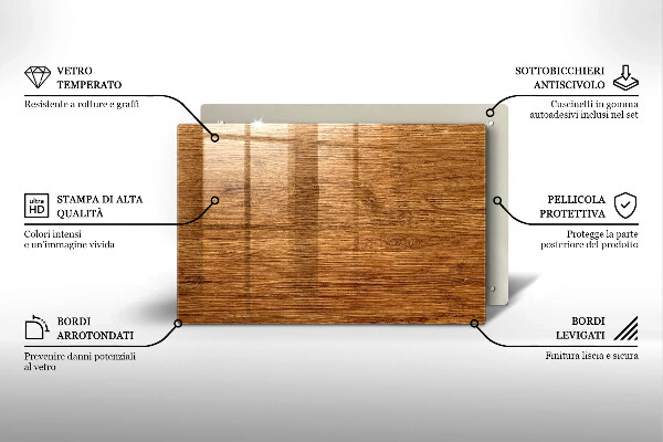 Deska do kuchni Tekstura drewno deska