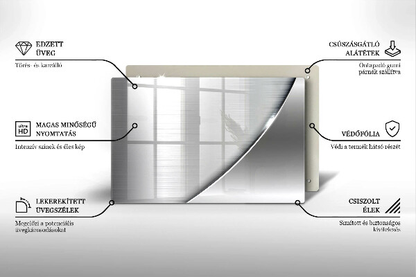 Deska do kuchni Metalowe kształty