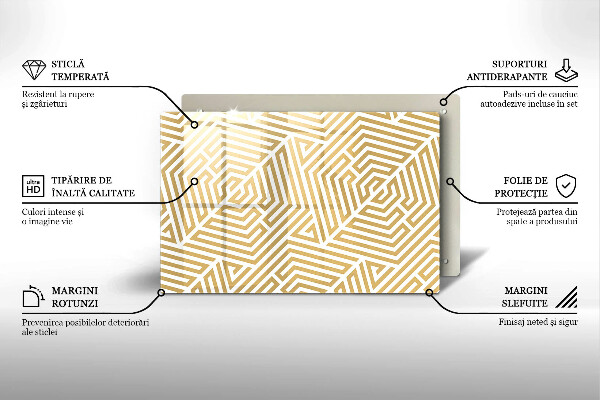 Deska do kuchni Geometryczne linie