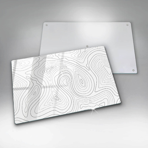 Deska do kuchni Abstrakcja kształty