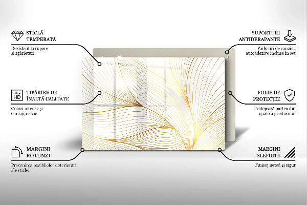Deska do kuchni Nowoczesny wzór linie