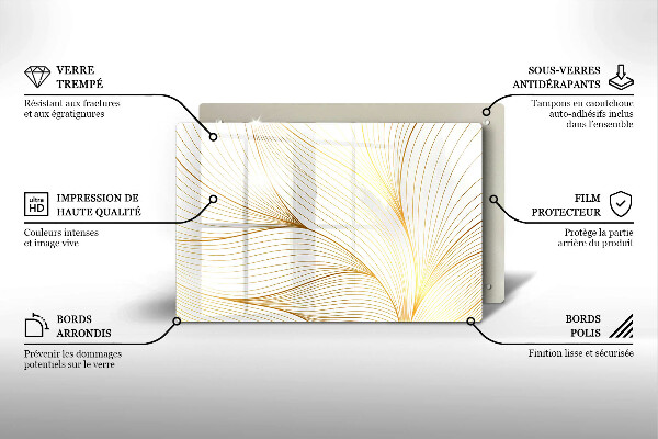 Deska do kuchni Nowoczesny wzór linie