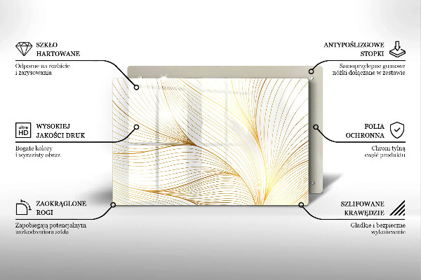 Deska do kuchni Nowoczesny wzór linie