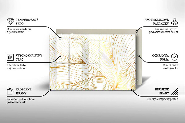 Deska do kuchni Nowoczesny wzór linie