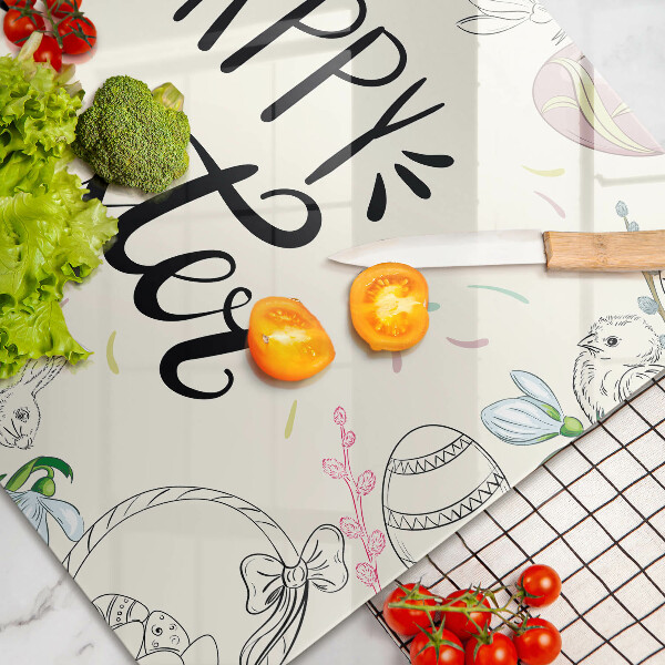 Deska do kuchni Napis Happy Easter