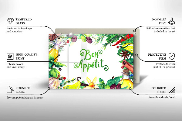 Deska do kuchni Napis Bon Appetit