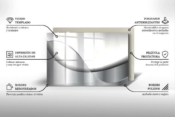 Deska do kuchni Abstrakcja linie design