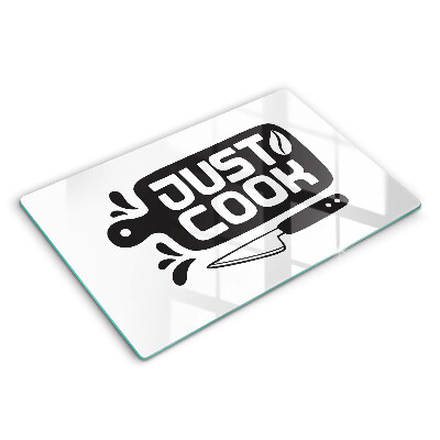 Deska do kuchni Kuchenny napis Just cook