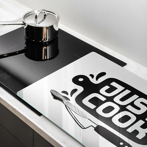 Deska do kuchni Kuchenny napis Just cook