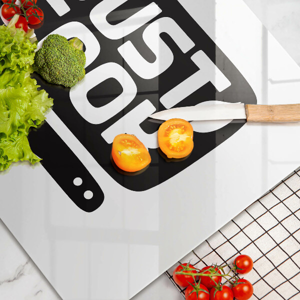 Deska do kuchni Kuchenny napis Just cook