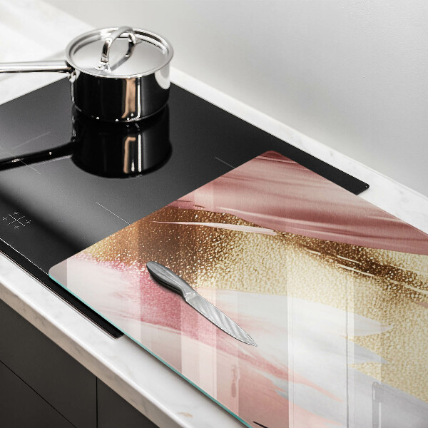 Szklana deska do kuchni Pastelowe plamy