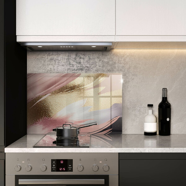 Szklana deska do kuchni Pastelowe plamy