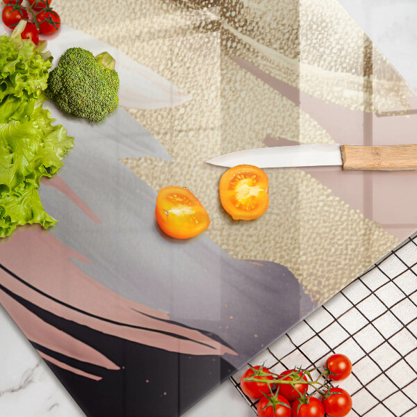 Szklana deska do kuchni Pastelowe plamy