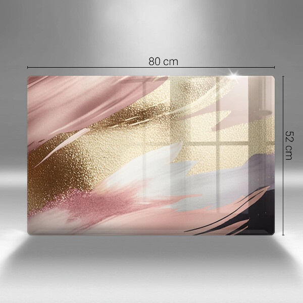 Szklana deska do kuchni Pastelowe plamy