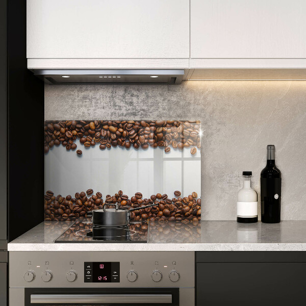 Szklana deska do kuchni Kawa ziarna