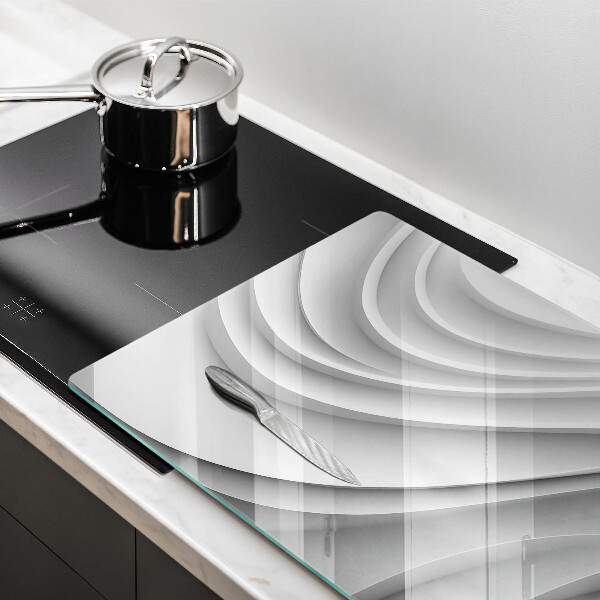 Szklana deska do kuchni Linie geometryczne